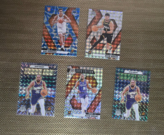 Lot 5 Cartes collection sport Basketball NBA Equipe SUNS Panini