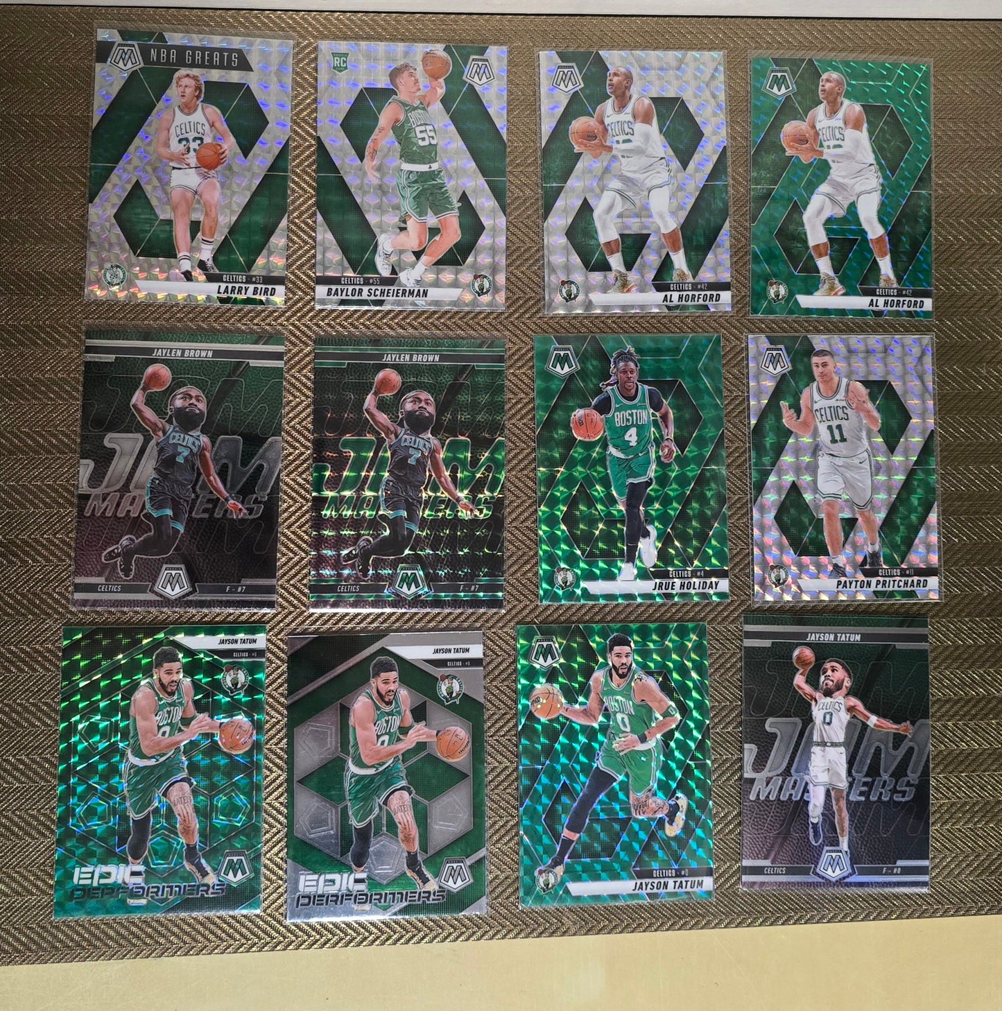 Lot 12 Cartes collection sport Basketball NBA Equipe BOSTON CELTICS Panini