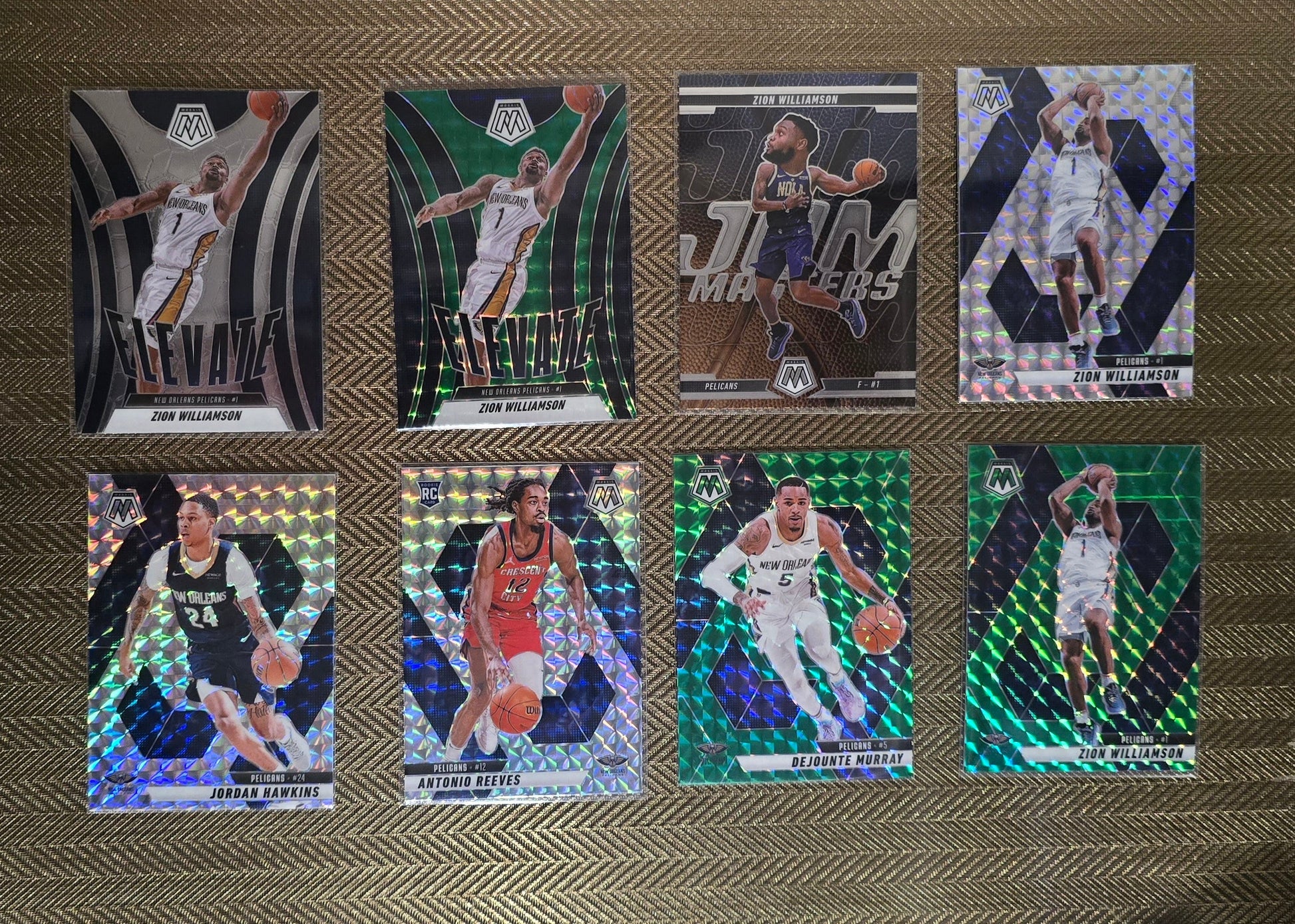 Lot 8 Cartes collection sport Basketball NBA Equipe PELICANS Panini
