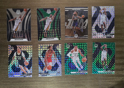 Lot 8 Cartes collection sport Basketball NBA Equipe PELICANS Panini