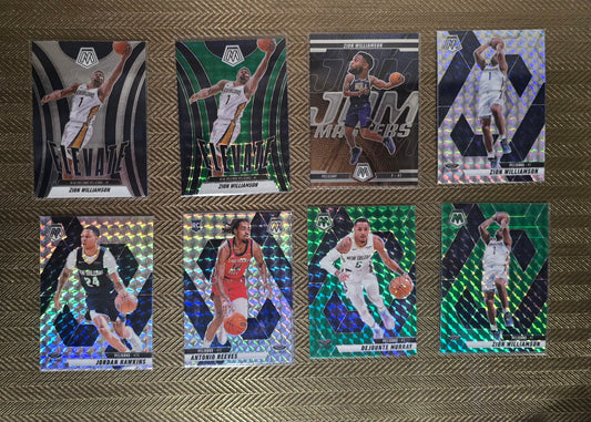 Lot 8 Cartes collection sport Basketball NBA Equipe PELICANS Panini