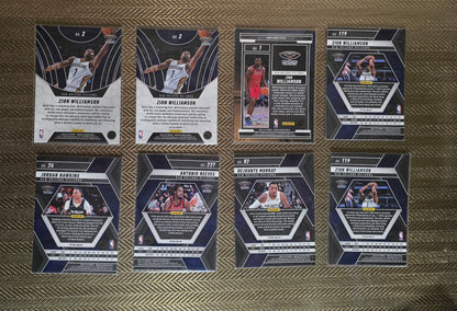 Lot 8 Cartes collection sport Basketball NBA Equipe PELICANS Panini