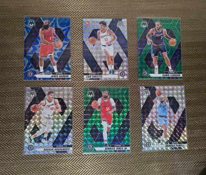 Lot 6 Cartes collection sport Basketball NBA Equipe CLIPPERS Panini