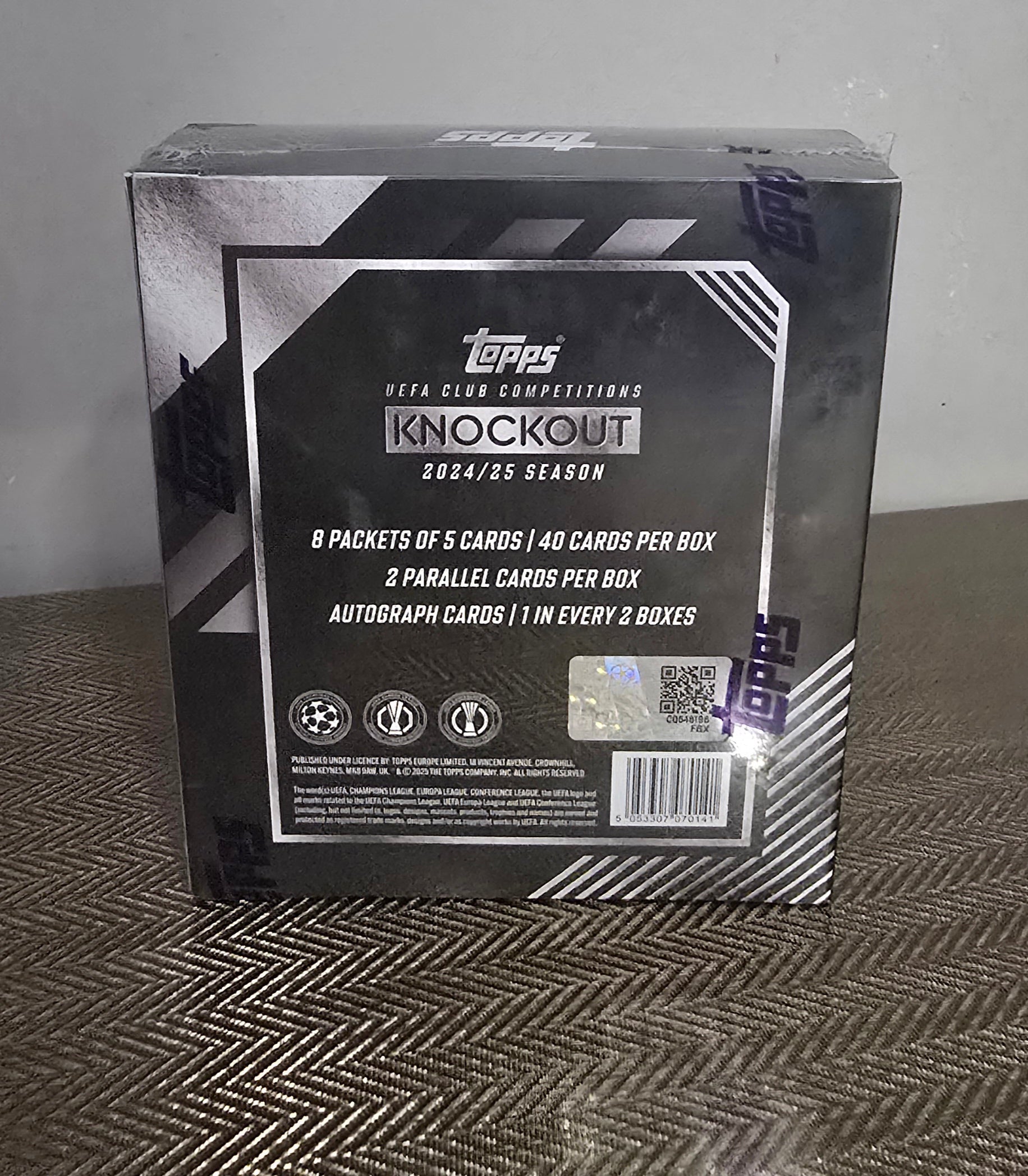 2024-25 Topps Knockout UEFA Club Competitions Cartes Soccer Hobby Box Panini