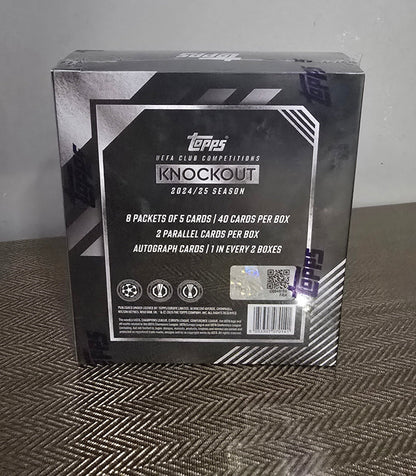 2024-25 Topps Knockout UEFA Club Competitions Cartes Soccer Hobby Box Panini