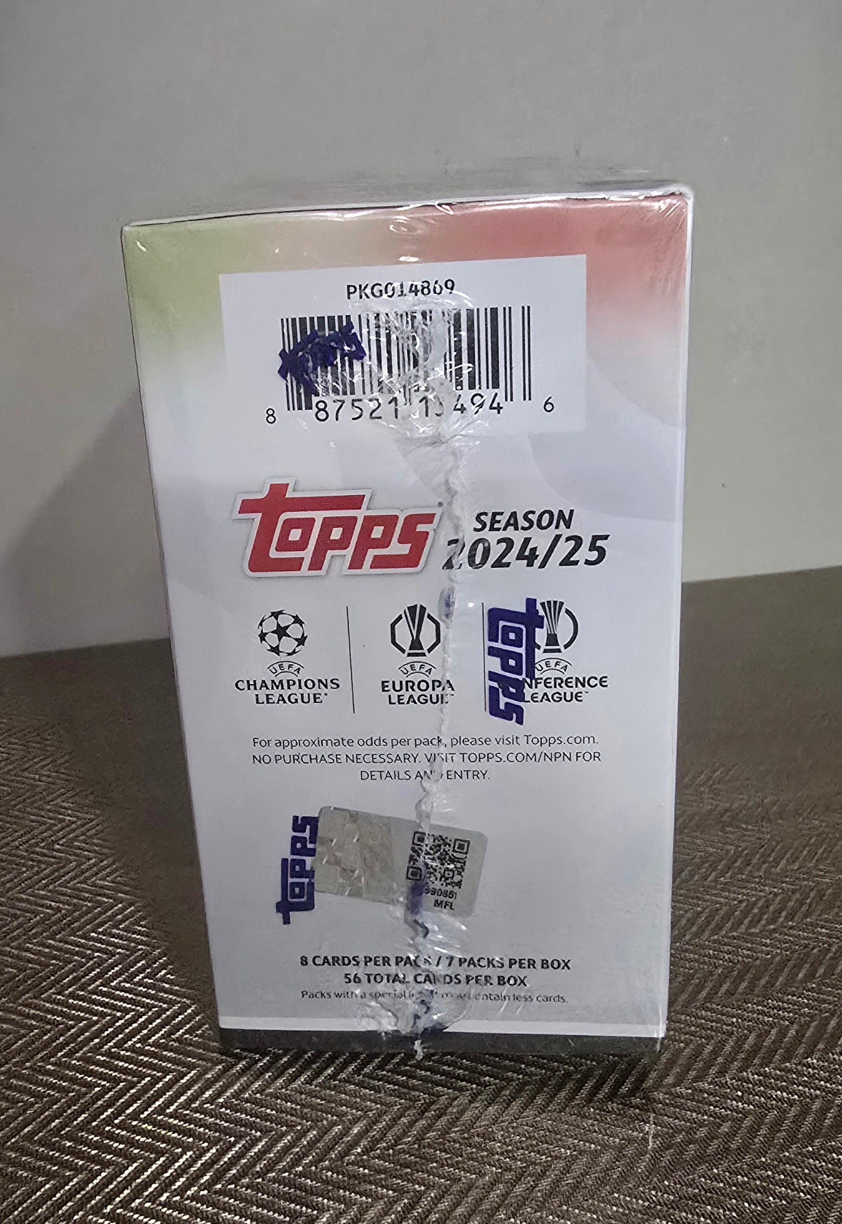 2024-25 Topps UEFA Club Competitions Cartes Foot Soccer Blaster Box Panini