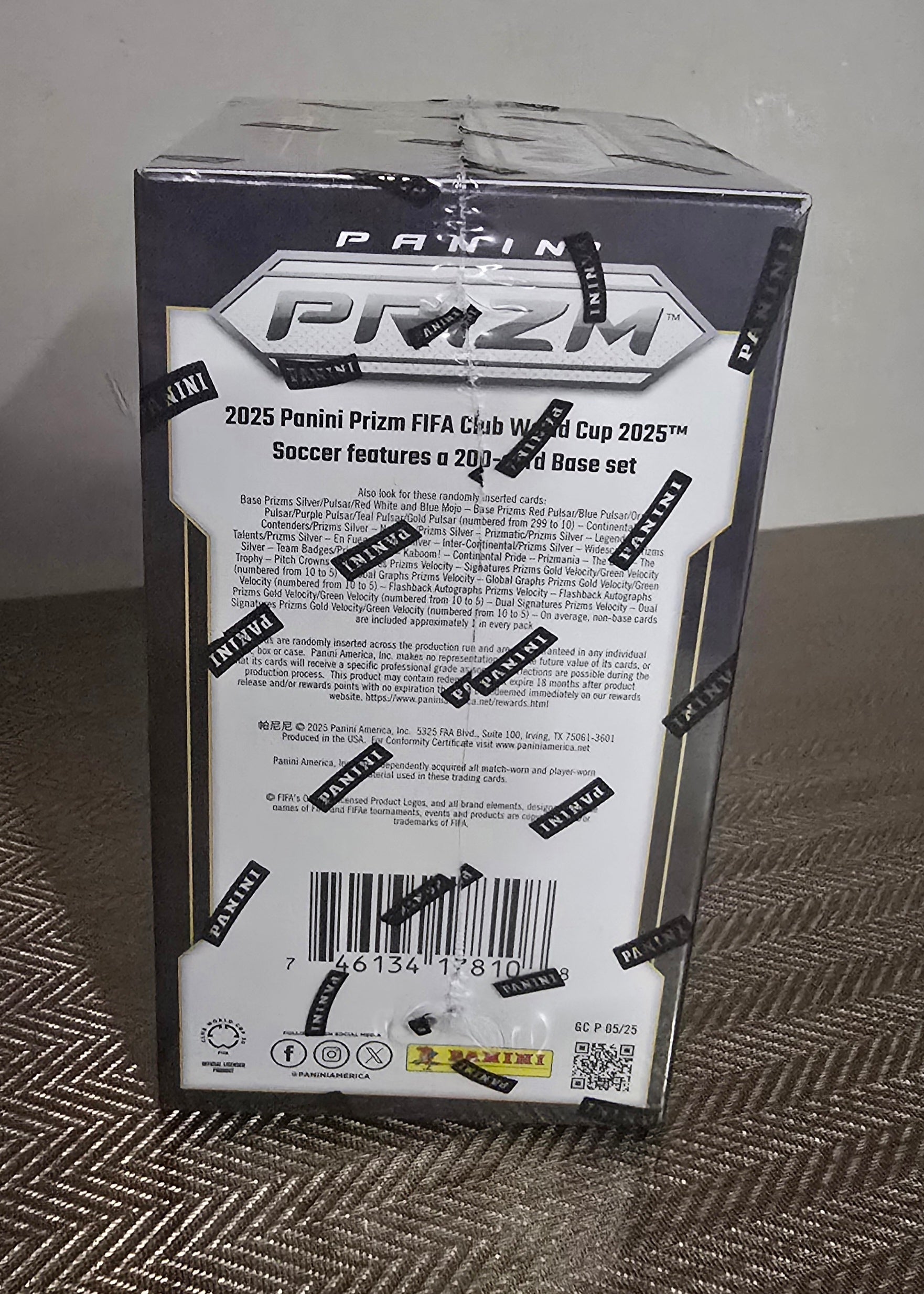 2025 Panini Prizm FIFA Club World Cup Cartes Soccer Blaster Box Panini