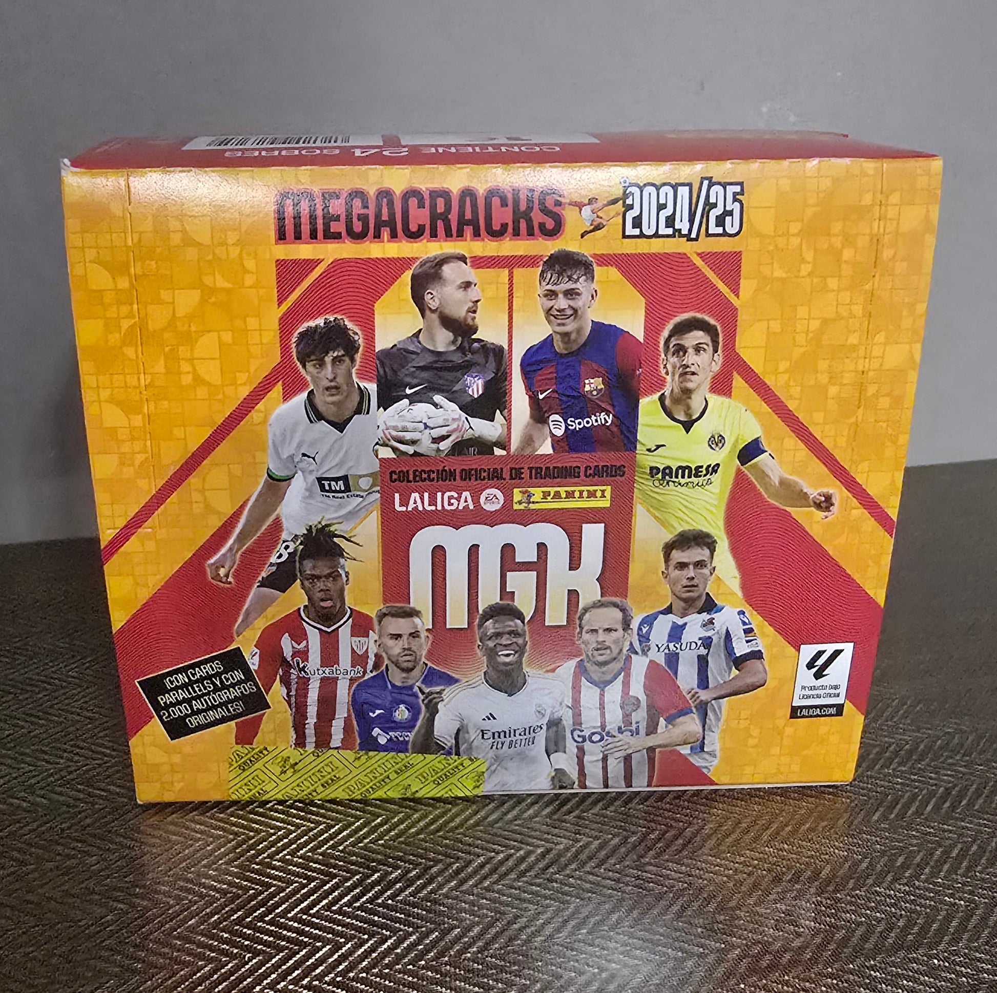 2024-25 Panini La Liga Megacracks Cartes Foot Soccer Box Panini