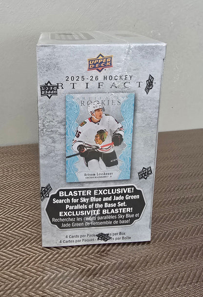 2025-26 Upper Deck Artifacts  Cartes Hockey NHL Blaster Box Upper Deck