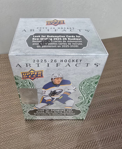 2025-26 Upper Deck Artifacts  Cartes Hockey NHL Blaster Box Upper Deck