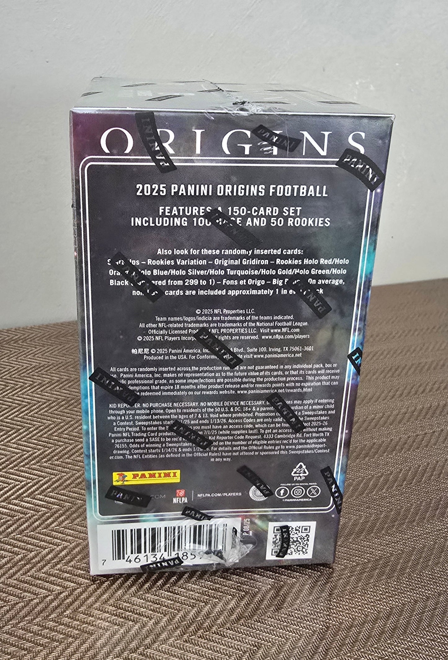 2025 Panini ORIGINS Cartes Football NFL Blaster Box Panini