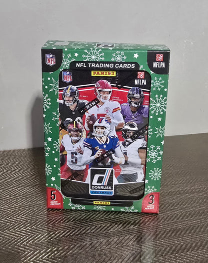 2025 Panini Donruss Cartes Football NFL Holiday Tin