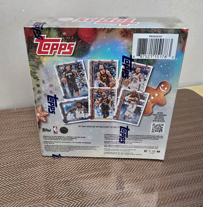 2025-26 Topps  Holiday Cartes Basketball NBA Méga Box