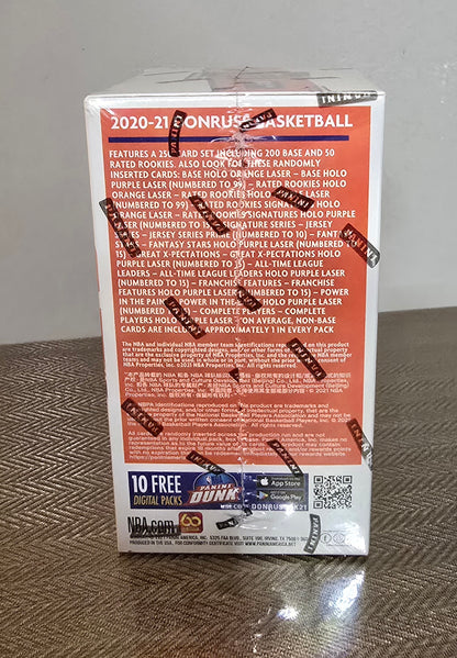 2020-21 Panini Donruss Cartes Basketball NBA Blaster Box