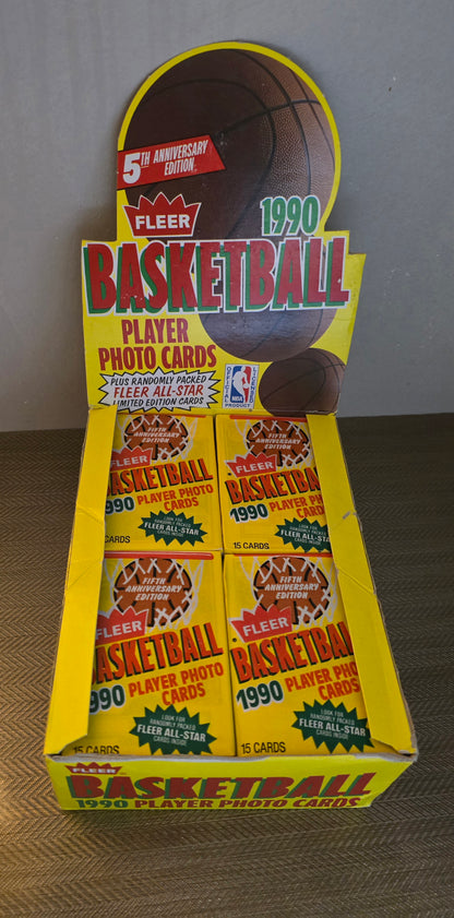 1990-91 Fleer Cartes Basketball NBA Pack