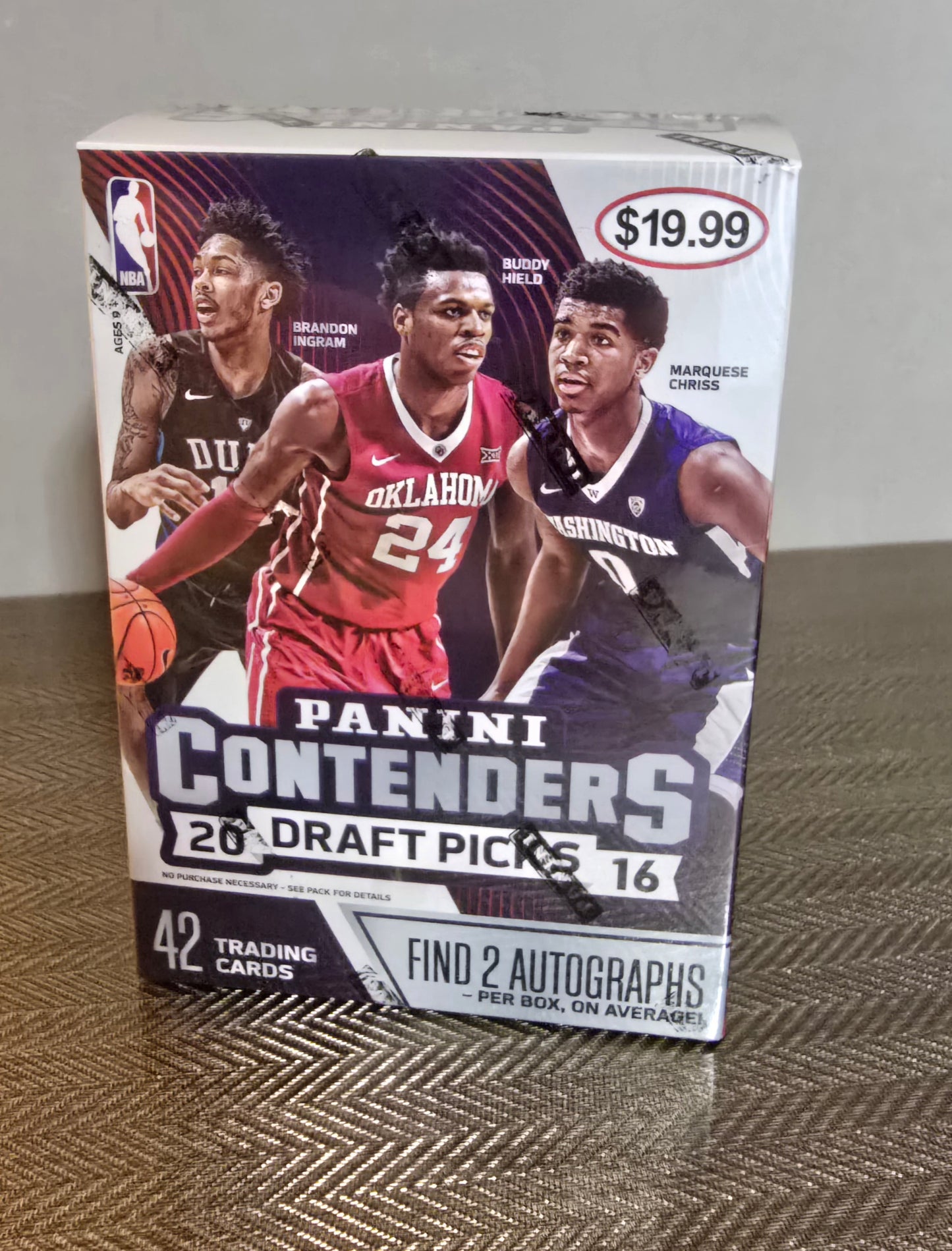 2016 Panini Contenders Draft Picks Cartes Basketball NBA Blaster Box