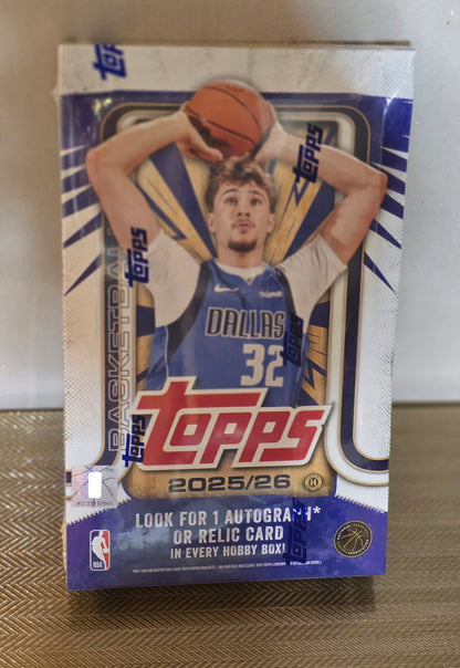 2025-26 Topps Cartes Basketball NBA Hobby Box