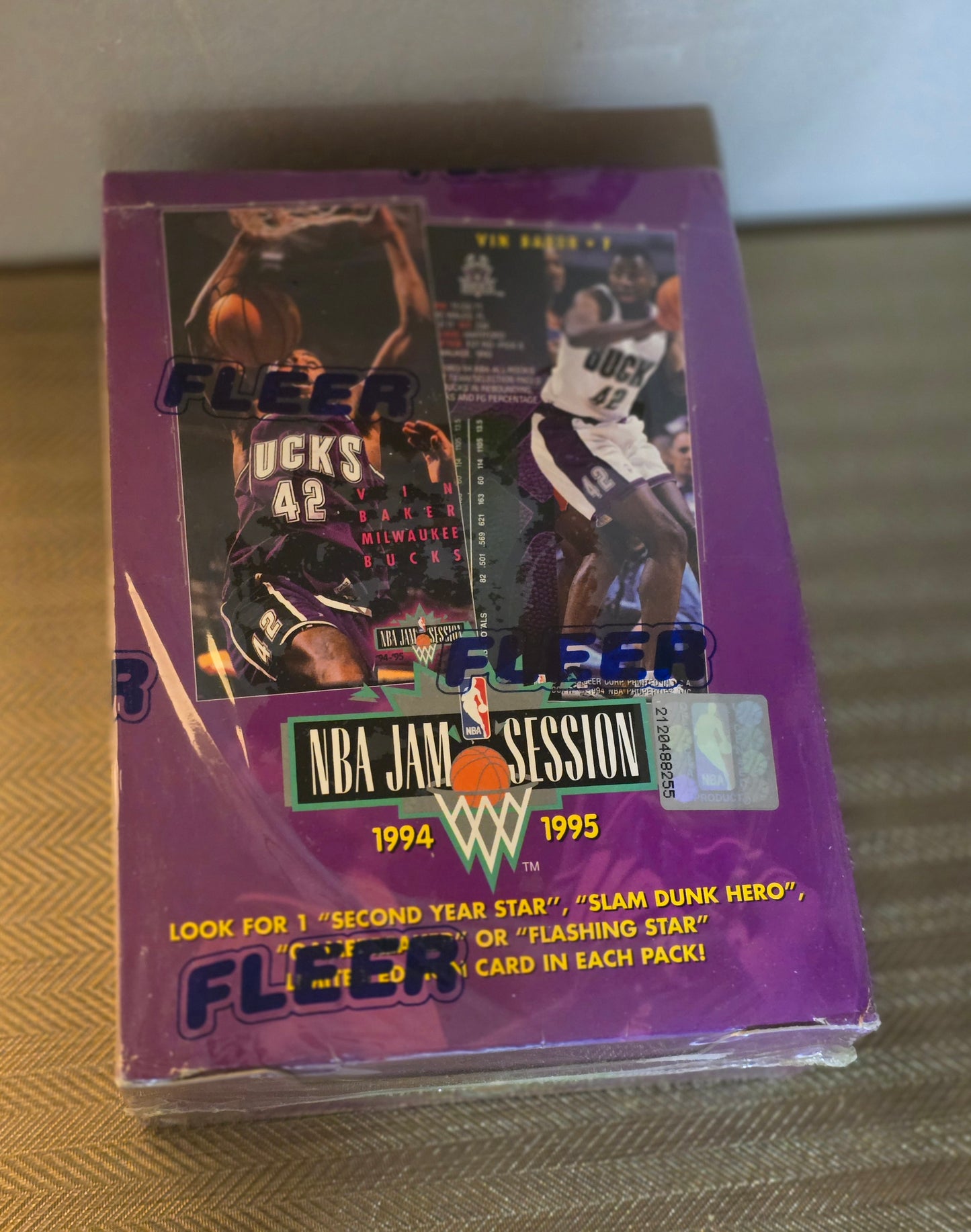 1994-95 Fleer Jam Session Cartes Basketball NBA Hobby Pack