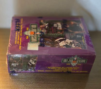 1994-95 Fleer Jam Session Cartes Basketball NBA Hobby Pack