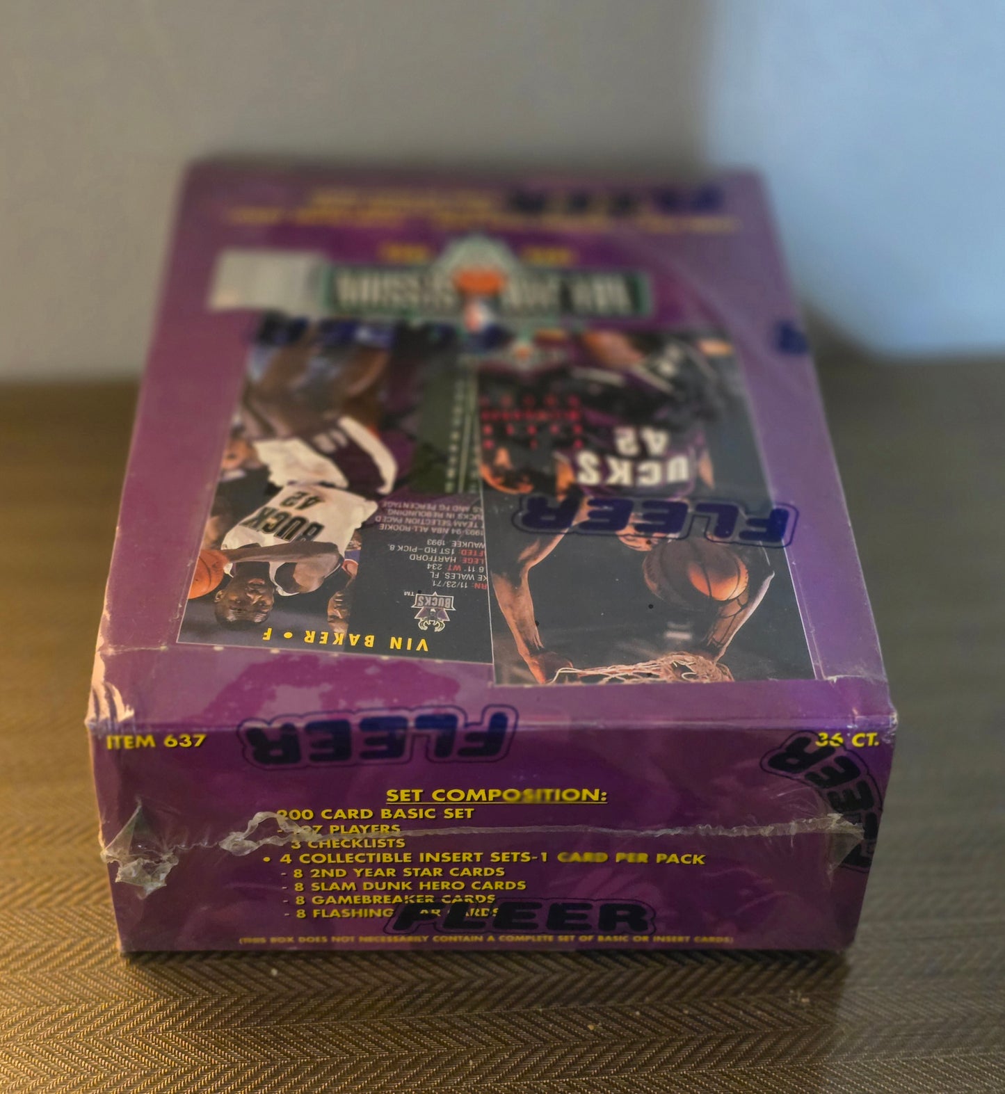 1994-95 Fleer Jam Session Cartes Basketball NBA Hobby Pack