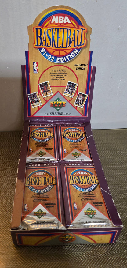 1991-92 Upper Deck Low Cartes Basketball NBA Hobby Pack