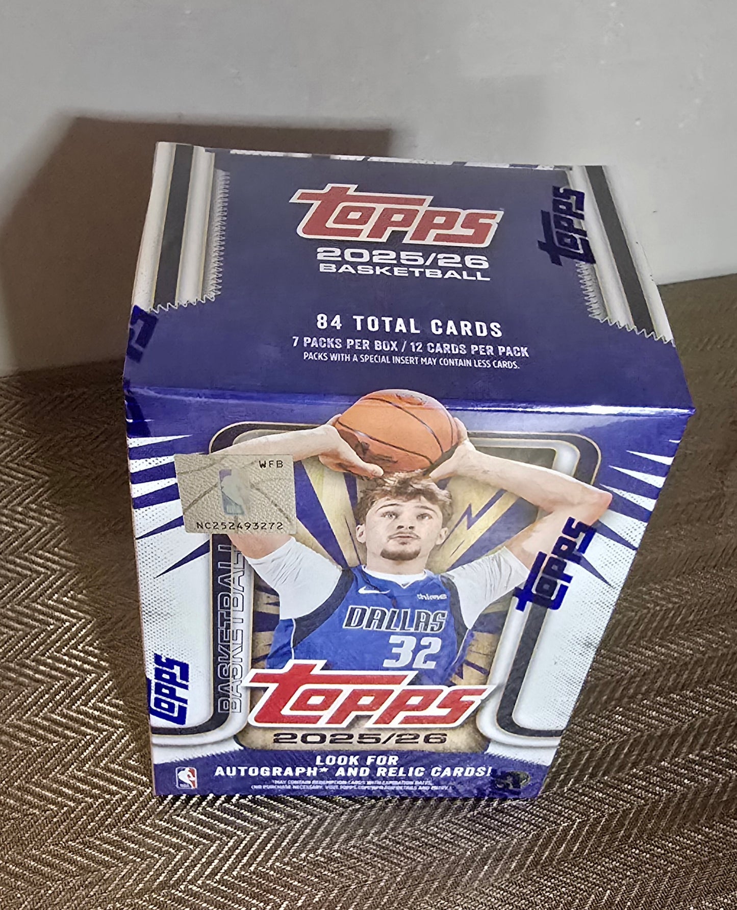 2025-26 Topps Cartes Basketball NBA Blaster Box