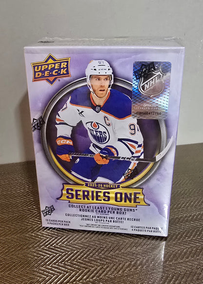 2025-26 Upper Deck Series 1 Cartes Hockey NHL Blaster Box