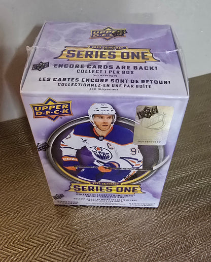 2025-26 Upper Deck Series 1 Cartes Hockey NHL Blaster Box
