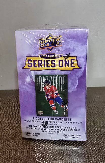 2025-26 Upper Deck Series 1 Cartes Hockey NHL Blaster Box