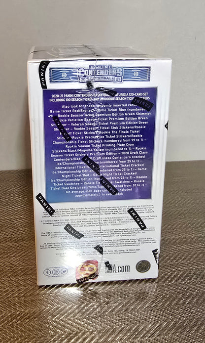 2020-21 Panini Contenders Cartes Basketball NBA Blaster Box
