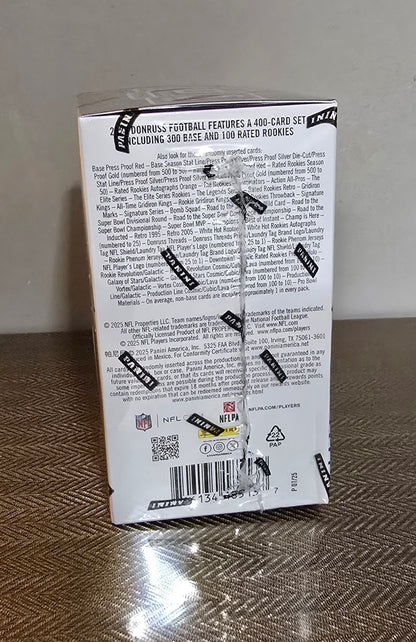 2025 Panini Donruss Cartes Football NFL Blaster Box (White Hot Rookies)