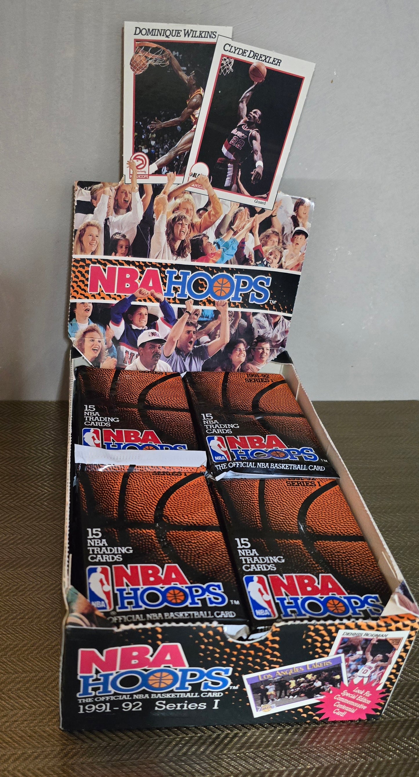 1991-92 Hoops Series 1 Cartes Basketball NBA Pack
