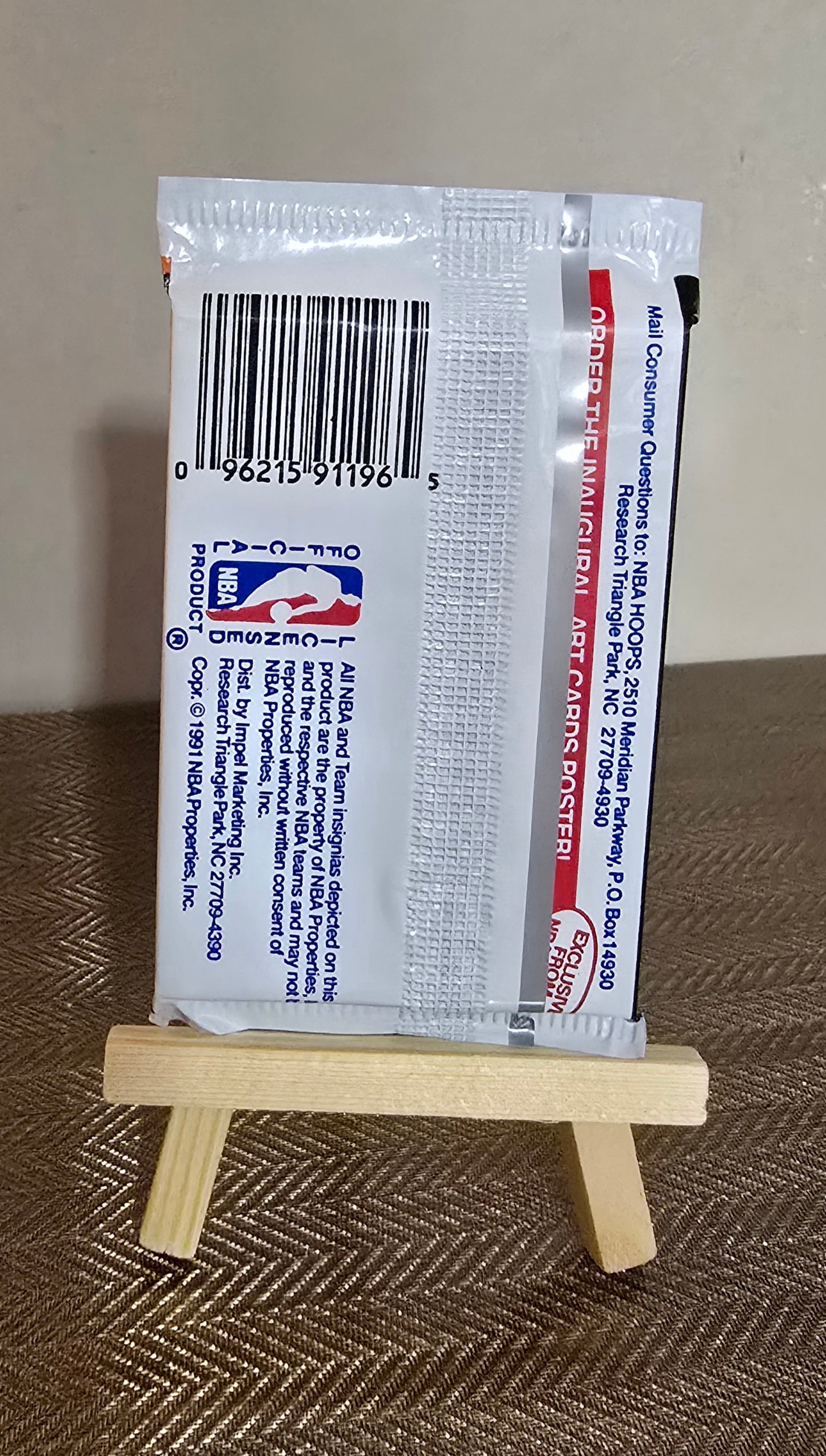 1991-92 Hoops Series 1 Cartes Basketball NBA Pack