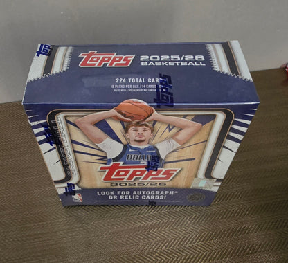 2025-26 Topps Cartes Basketball NBA Méga Box