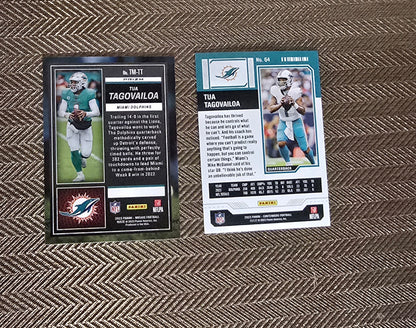 Lot 2 Cartes Football US NFL TUA TAGOVAILOA