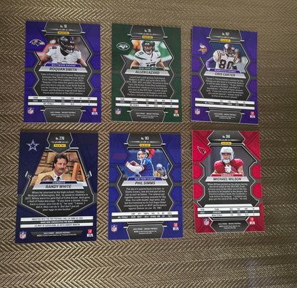 Lot 6 Panini Mosaic Cartes Football US NFL Divers