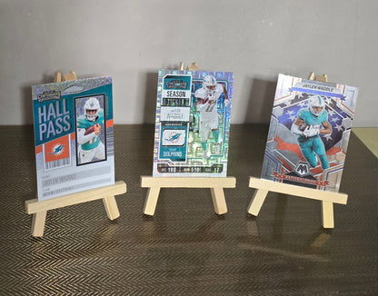 Lot 3 Cartes Football US NFL Jaylen WADDLE