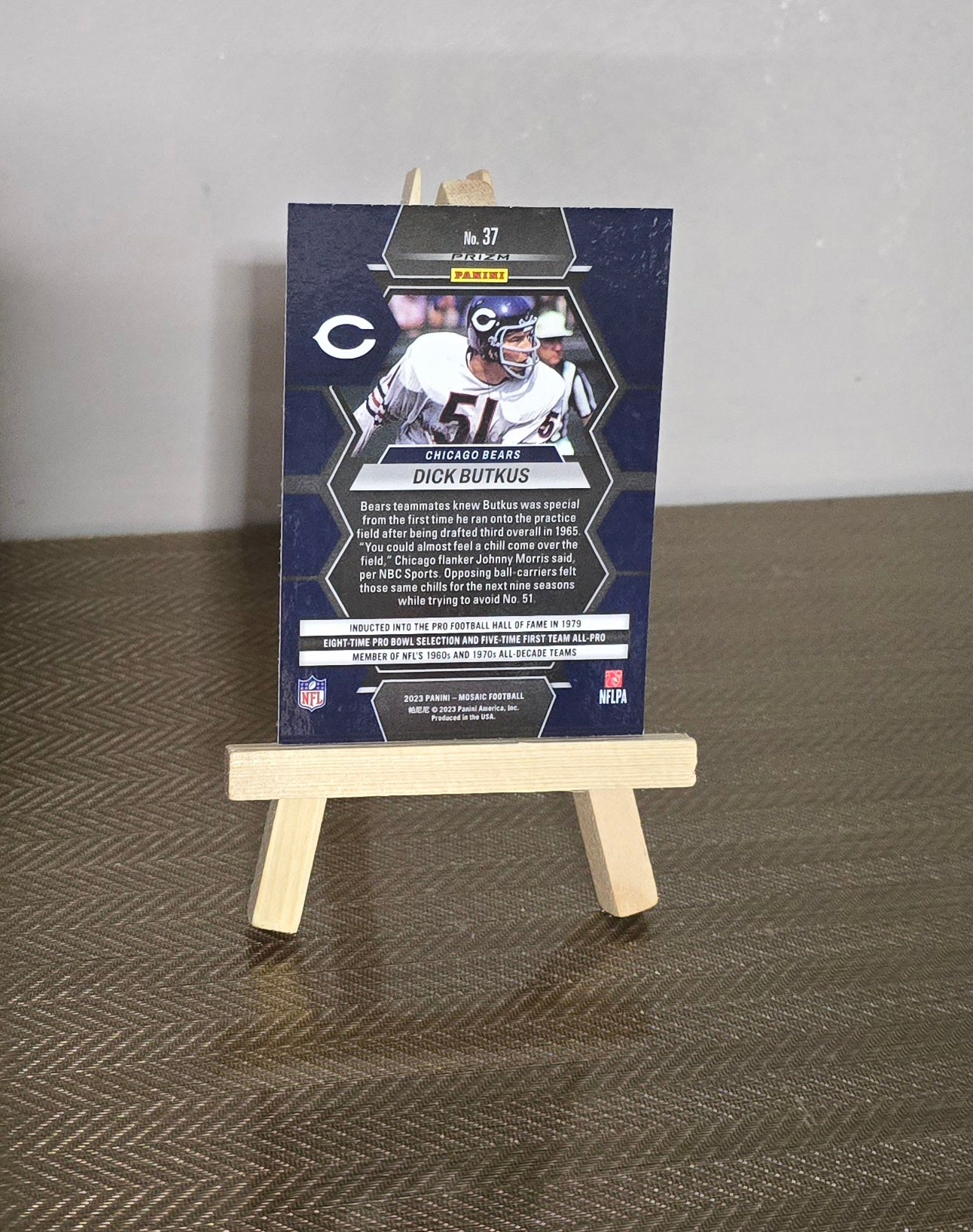 Carte Football US NFL DICK BUTKUS