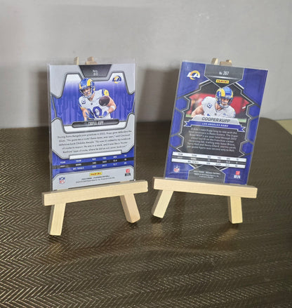 Lot 2 Cartes Football US NFL COOPER KUPP