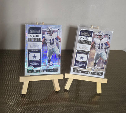 Lot 2 Cartes Football US NFL MICAH PARSONS (dont une numérotée /199)