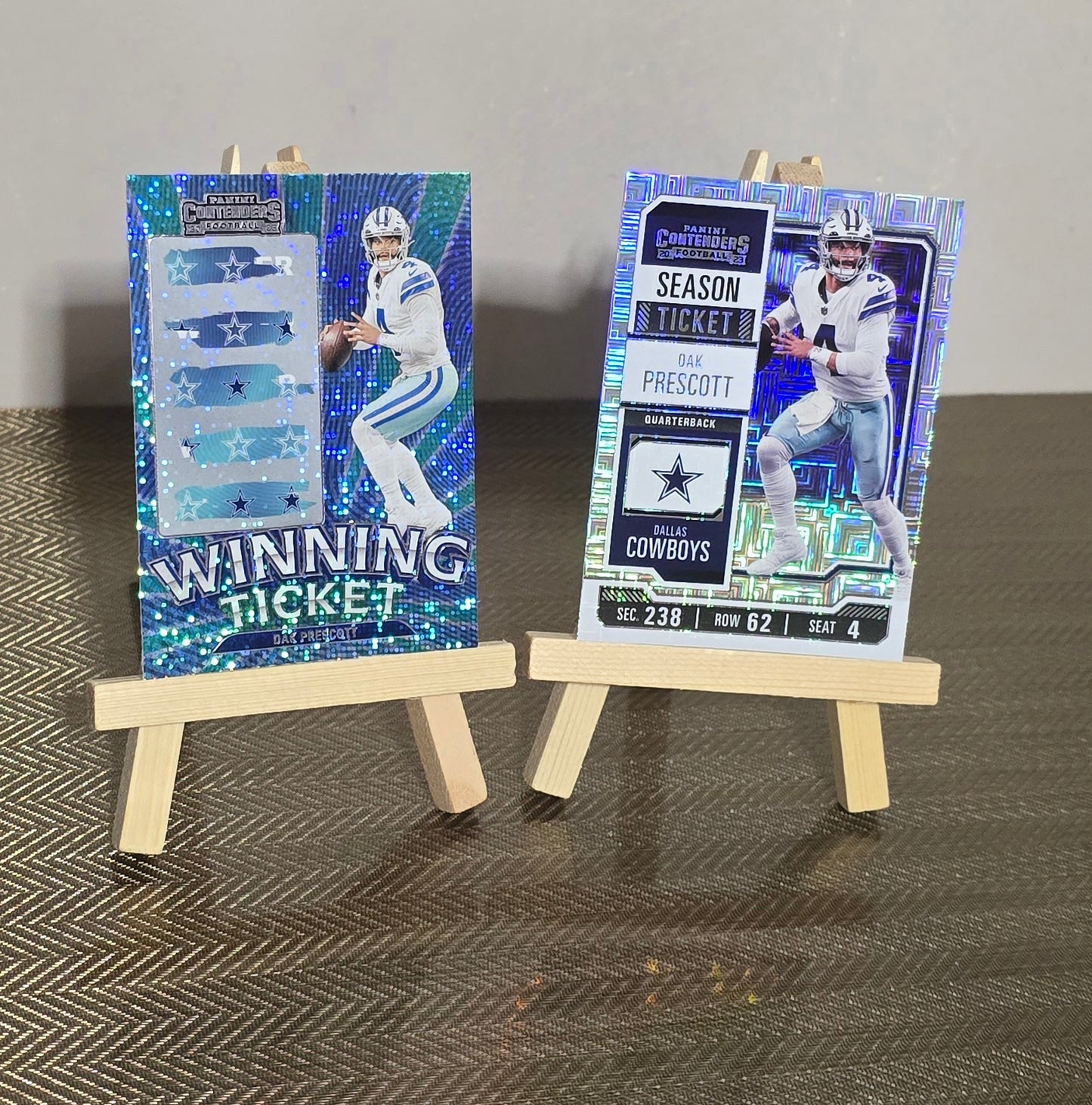 Lot 2 Cartes Football US NFL DAK PRESCOTT