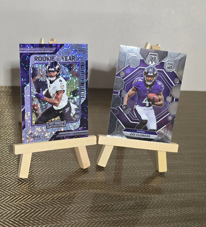 Lot 2 Cartes Football US NFL ZAY FLOWERS