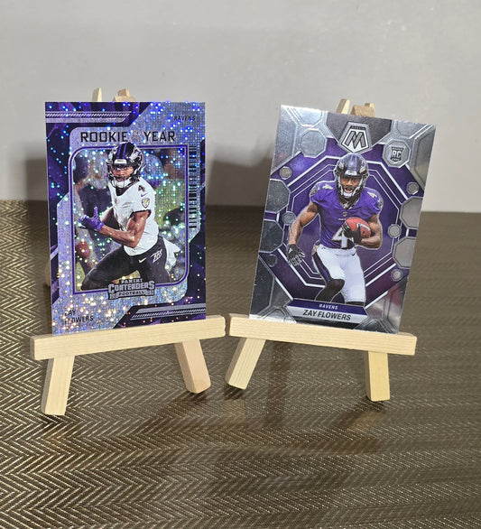 Lot 2 Cartes Football US NFL ZAY FLOWERS