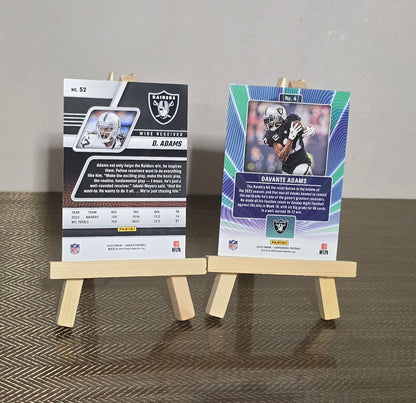 Lot 2 Cartes Football US NFL DAVANTE ADAMS
