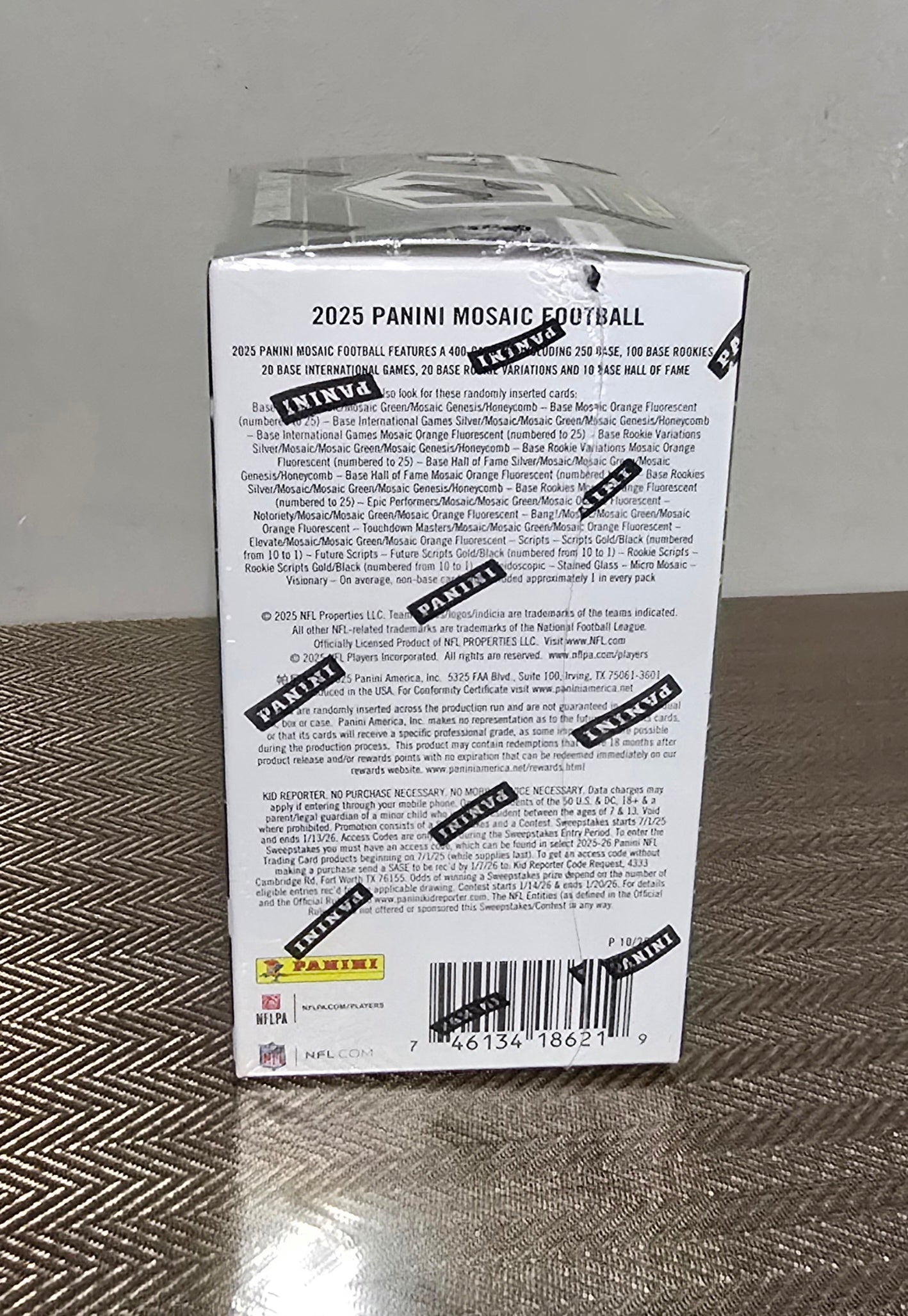 2025 Panini Mosaic Cartes Football NFL Blaster Box