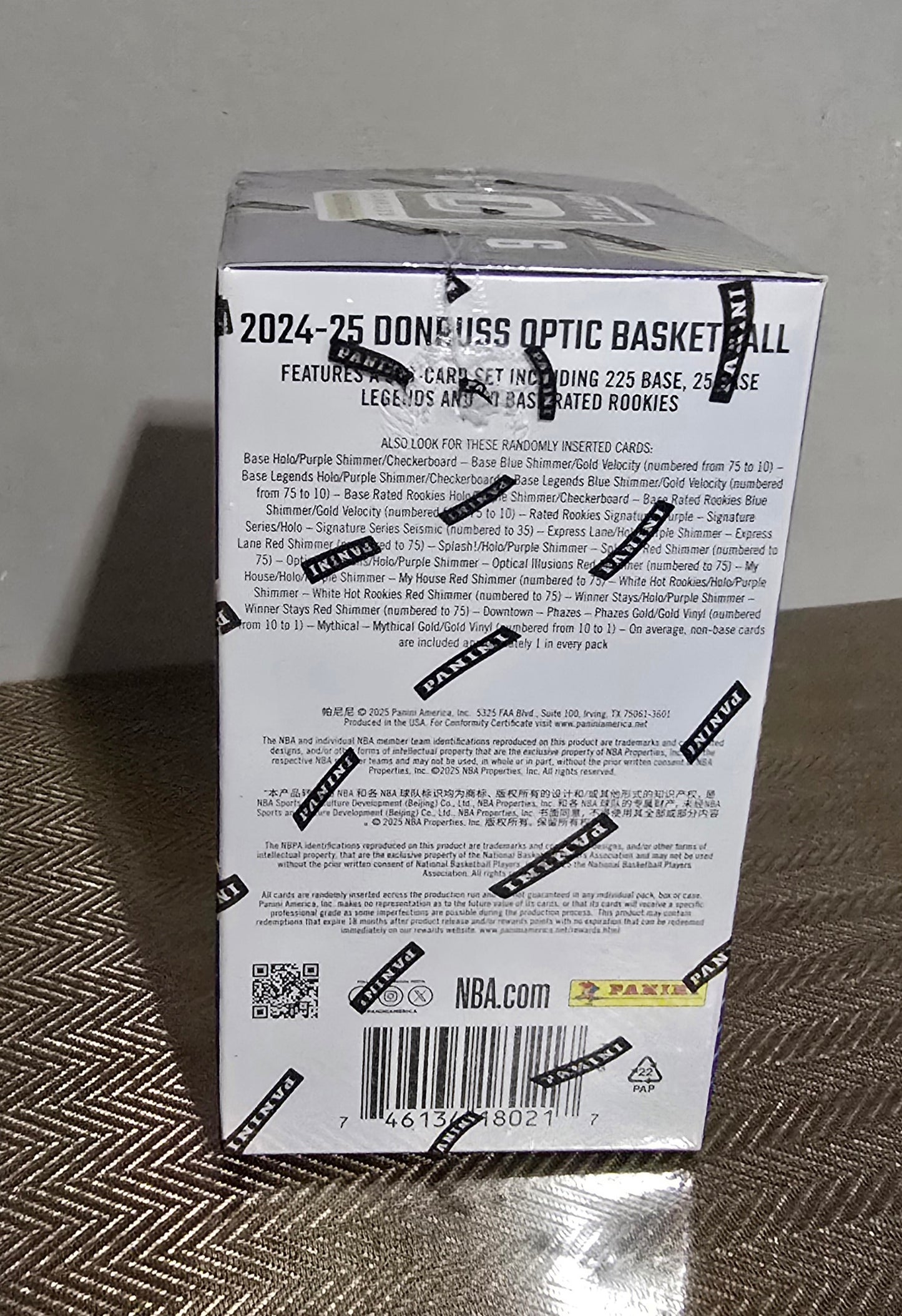 2024-25 Panini Donruss Optic Cartes Basketball NBA Hobby Blaster Box