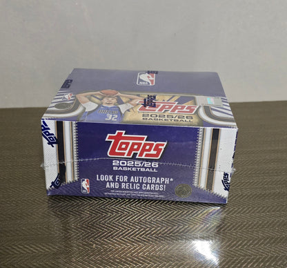 2025-26 Topps Flagship Cartes Basketball NBA Retail Box