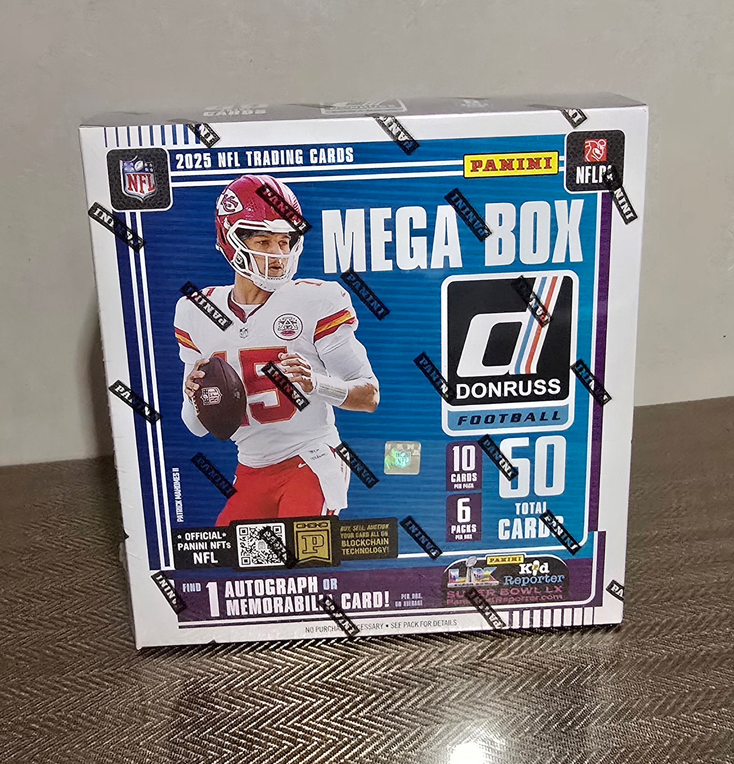 2025 Panini Donruss Cartes Football NFL Méga Box
