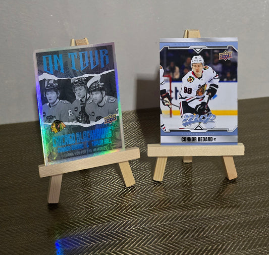 Lot 2 Cartes Collection Hockey CONNOR BEDARD