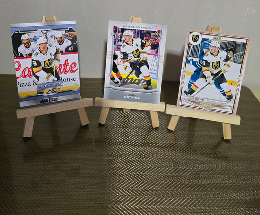 Lot 3 Cartes Collection Hockey JACK EICHEL